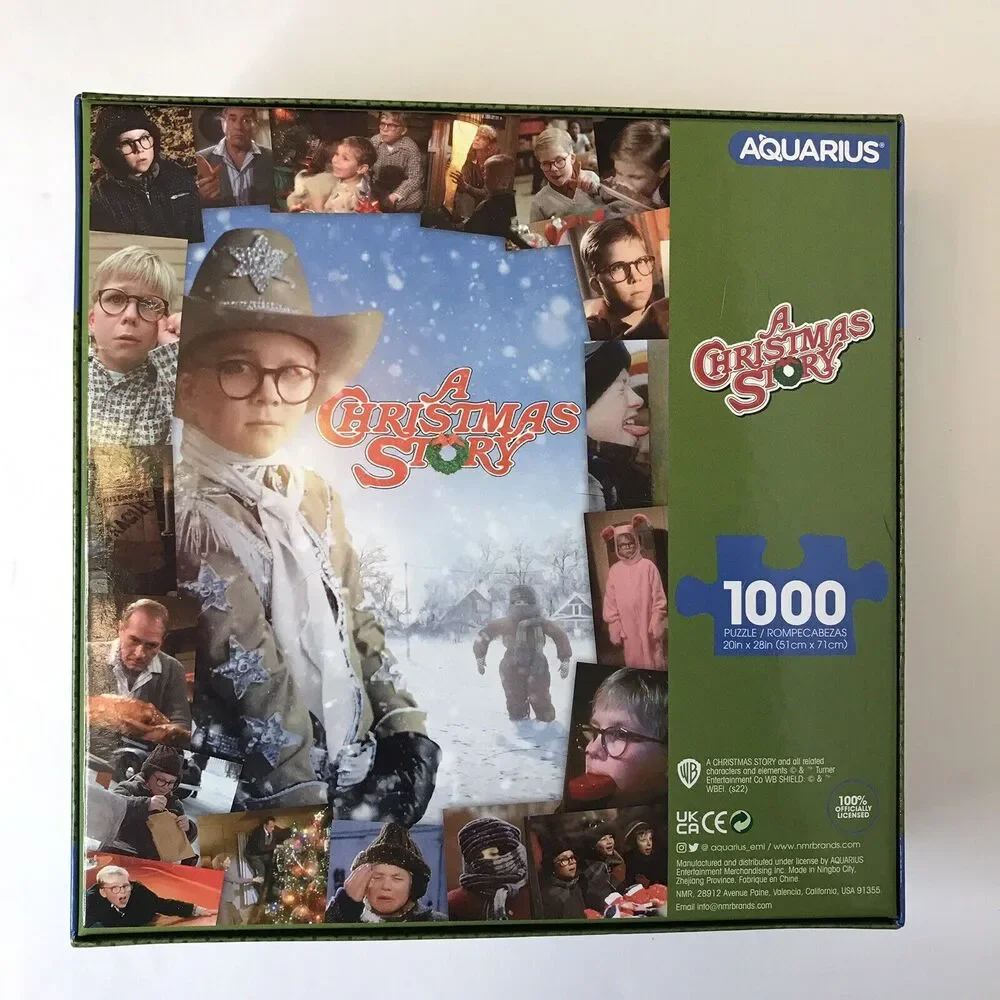 A Christmas Story Jigsaw Puzzle 1000 Pieces by Aquarius 20” x 28” Movie TV Show